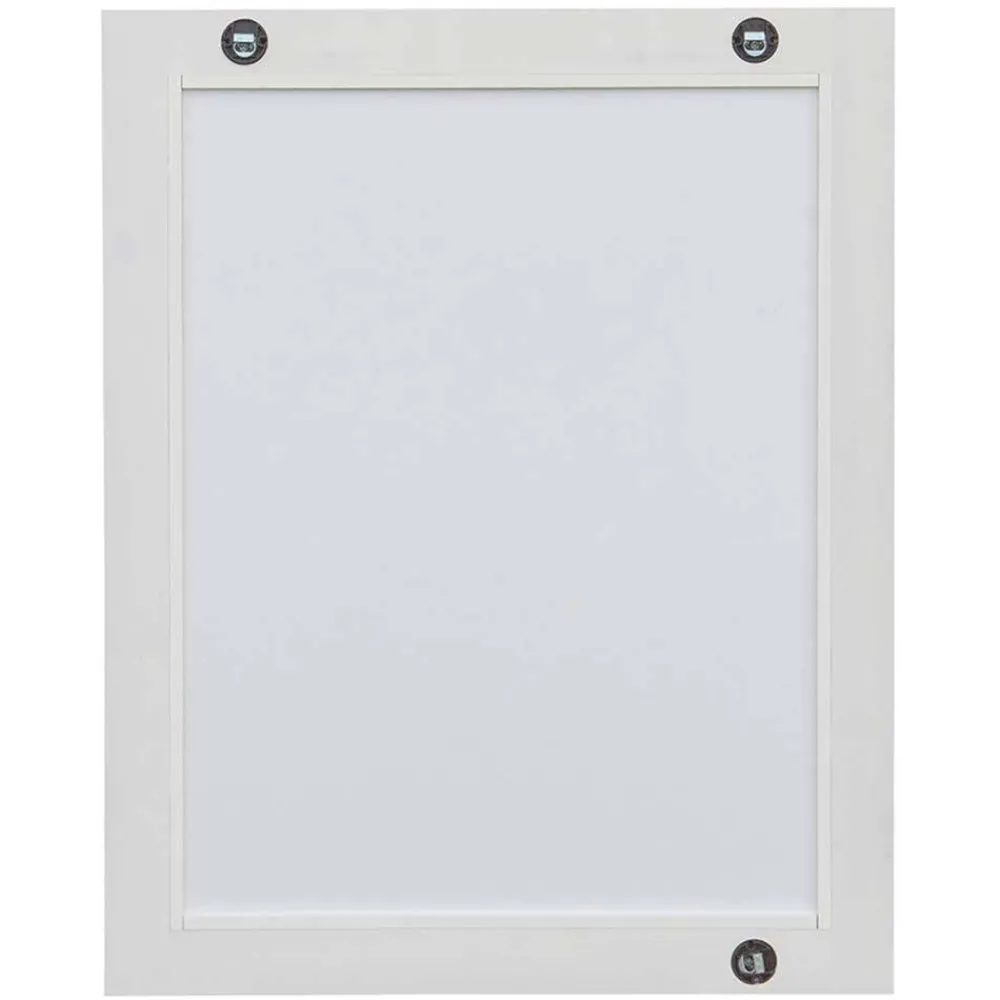 Wohnen Spiegel mit weißem Massivholzrahmen - Indico