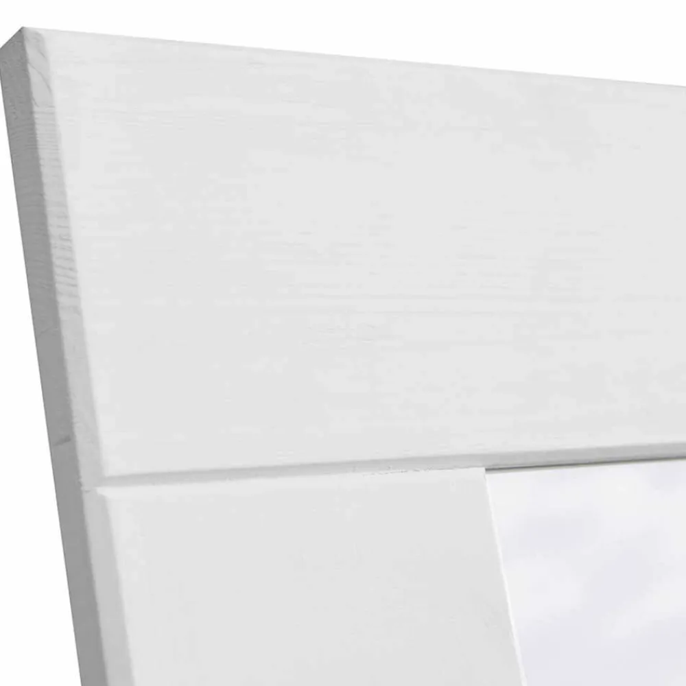 Wohnen Spiegel mit weißem Massivholzrahmen - Indico