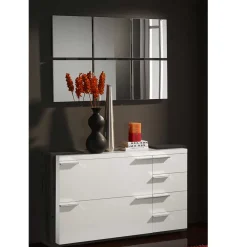 Wohnen Garderoben|Garderoben*Spiegel Set & Schuhschrank - Alexandra (zweiteilig)