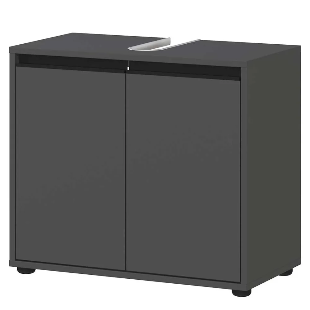 Wohnen Spiegelschrank & Unterbeckenschrank Set - Rufu (zweiteilig)