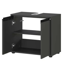 Wohnen Spiegelschrank & Unterbeckenschrank Set - Rufu (zweiteilig)