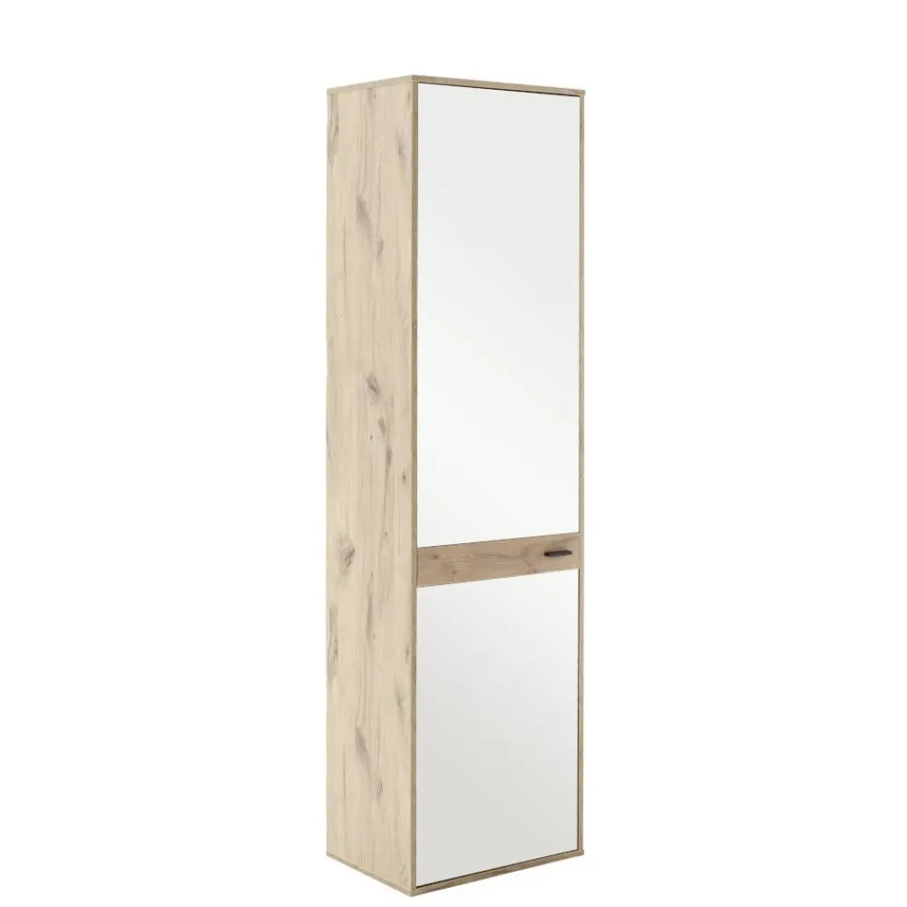 Wohnen Spiegeltür-Flurschrank in Wildeiche Optik - Vapposia