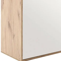 Wohnen Spiegeltür-Flurschrank in Wildeiche Optik - Vapposia