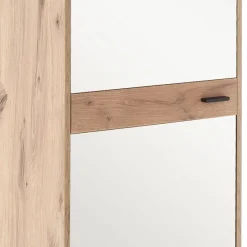 Wohnen Spiegeltür-Flurschrank in Wildeiche Optik - Vapposia