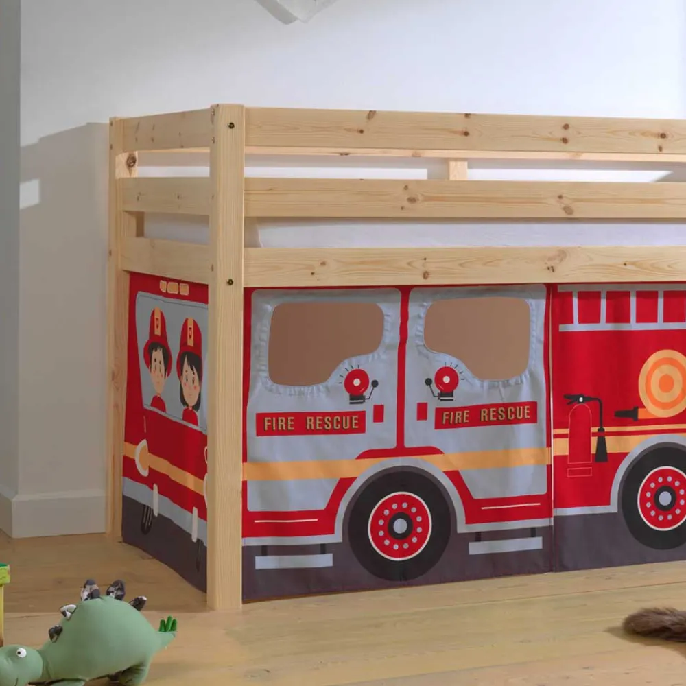 Wohnen Kindermöbel|Kinderbetten*Spielbett Hochbett Feuerwehr für Kinder - Vienna