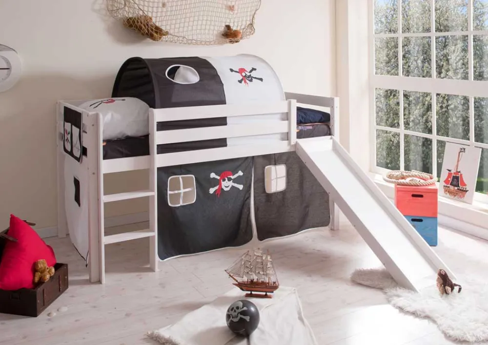 Kinder Wohnen Spielbett Turner in Kiefer Massivholz