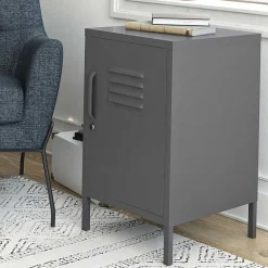 Wohnen Spind Optik Kommode mit Tür - Vespania