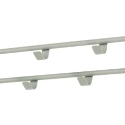 Wohnen Stahl 7 Haken Garderobe in Graugrün - Azulon