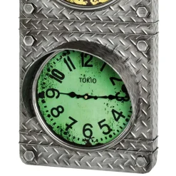 Wohnen Wanduhren*Stahl Design Wanduhr in Ampel Optik - Cunicci