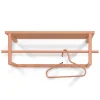 Wohnen Garderoben|Garderoben*Stahl Garderobe in Terracotta pulverbeschichtet - Simonas