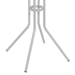 Wohnen Kleiderständer|Bürogarderoben*Stahl Garderobenständer in Weiß - Enzigo