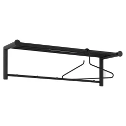 Wohnen Stahl Hängegarderobe in Schwarz - Sortho
