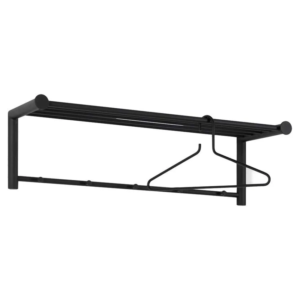 Wohnen Stahl Hängegarderobe in Schwarz - Sortho