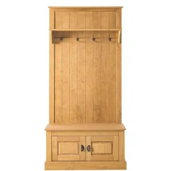 Wohnen Diele Komplett|Garderoben*Standgarderobe aus Kiefer Massivholz - Kumico