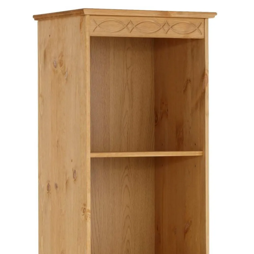 Wohnen Massivholzmöbel|Esszimmer-Vitrinen*Standregal in Kiefer gebeizt und geölt - Goro