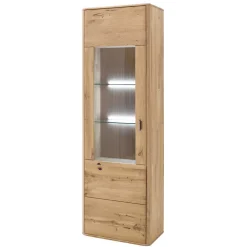 Wohnen Esszimmer-Vitrinen|Vitrinen*Standvitrine aus Balkeneiche - Destal