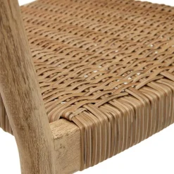 Wohnen Stapelbare Armlehnstühle aus Eukalyptusholz - Finola (4er Set)