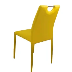 Wohnen Stapelbare Polsterstühle in Gelb - Liguria (4er Set)