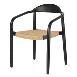 Wohnen Stapelbarer Armlehnenstuhl im Skandi Design - Giulietta (4er Set)