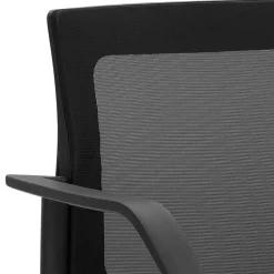 Wohnen Bürostühle*Stapelbarer Armlehnenstuhl in Schwarz & Dunkelblau - Calicantas