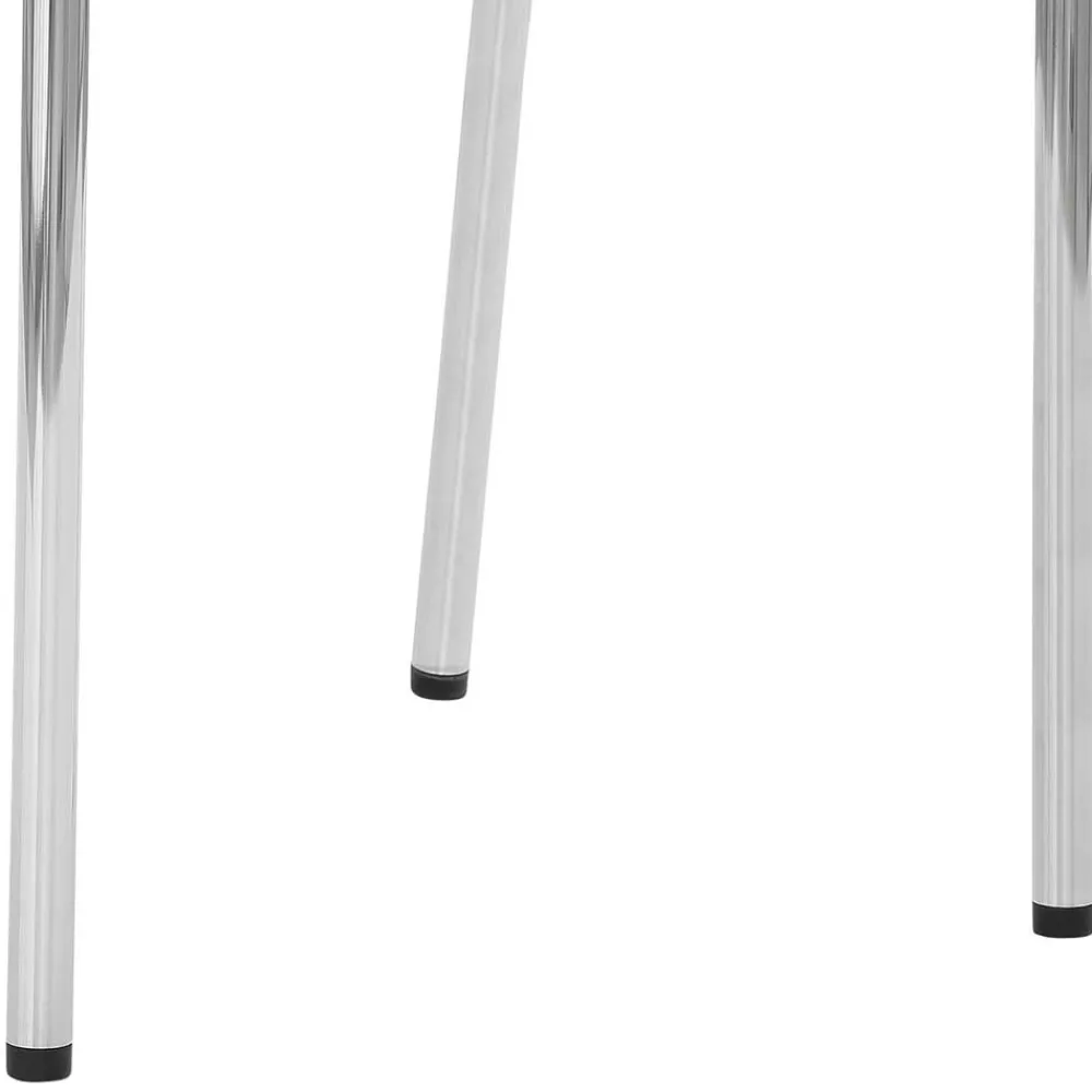 Wohnen Bürostühle*Stapelstuhl in Schwarz & Rot & Chrom - Oona