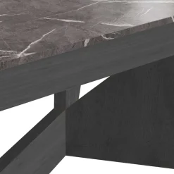 Wohnen Staufach Couchtisch in Schwarzgrau & Dunkelgrau - Cadruna