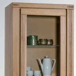 Wohnen Wohnwände|Wohnwand*Stauraum Anbauwand aus Holz - Uhelia (vierteilig)