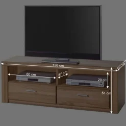 Wohnen Wohnwände|Wohnwand*Stauraum Anbauwand aus Holz - Uhelia (vierteilig)