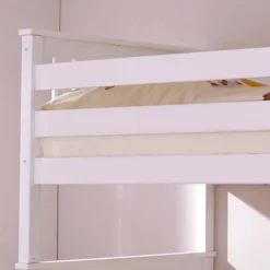 Wohnen Kindermöbel|Kinderbetten*Stauraum Etagenbett in Weiß Forcia aus Kiefernholz