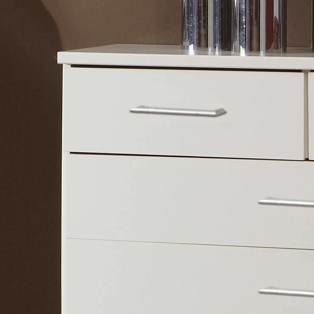 Wohnen Stauraum Kommode Mellevos in Weiß