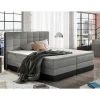 Wohnen Stauraum Polsterbett in Grau und Schwarz - Surius