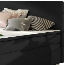 Wohnen Braune Möbel|Jugendbetten*Stauraum Polsterbett in Schwarzbraun - Bevania