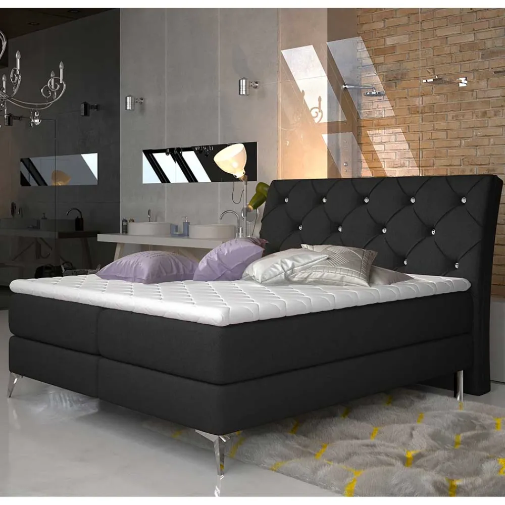 Wohnen Stauraumbett mit Matratzen und Topper - Bonzai