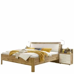 Wohnen Betten|Betten*Stauraumbett Neriman und Nachtkommoden Set (dreiteilig)