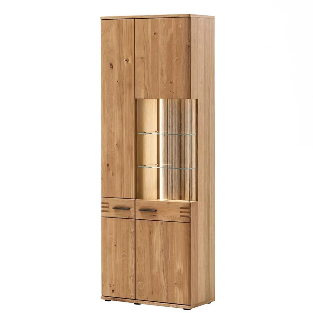 Wohnen Stauraumvitrine Wohnzimmerschrank 2-türig - Crupean