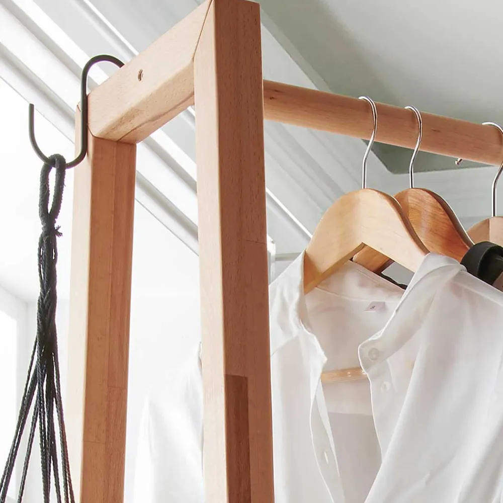 Wohnen Diele Komplett|Kleiderständer*Stehende Garderobe mit zwei Schubladen - Cosimo