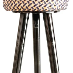 Wohnen Stehlampe mit Seegras Geflecht Schirm - Ciranzo