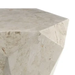 Wohnen Stein Wohnzimmertisch Jevellon in Creme