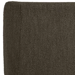 Wohnen Stühle aus braunem Boucle Stoff - Convilla (2er Set)