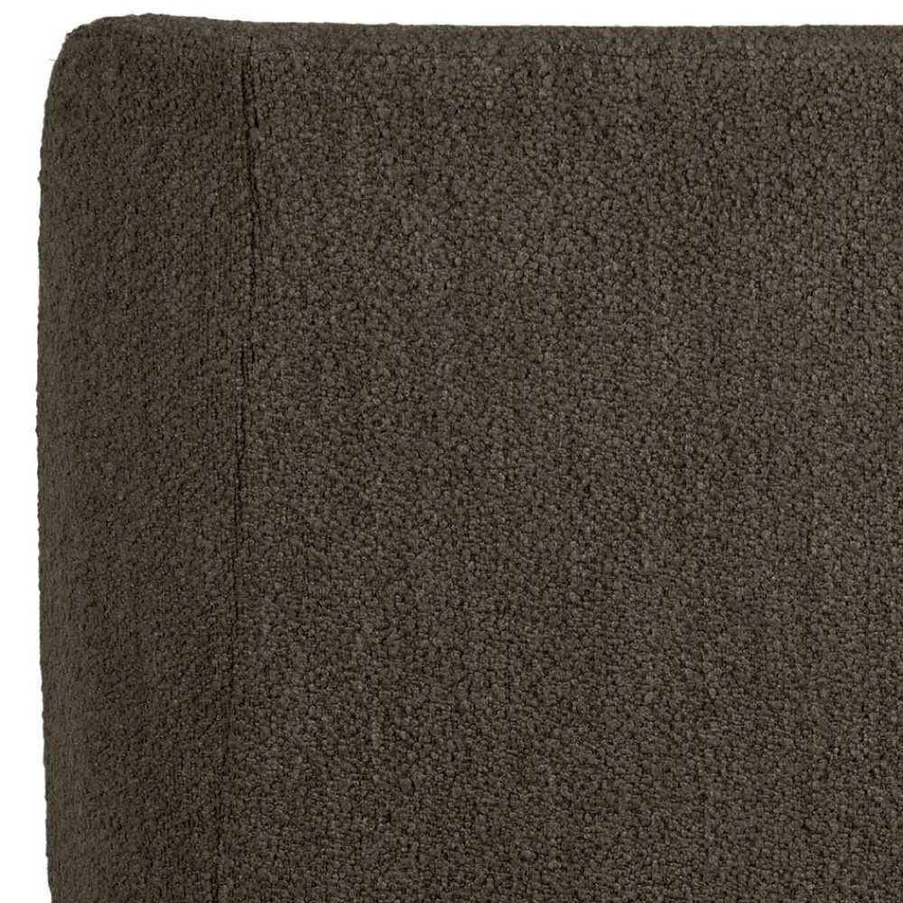 Wohnen Stühle aus braunem Boucle Stoff - Convilla (2er Set)