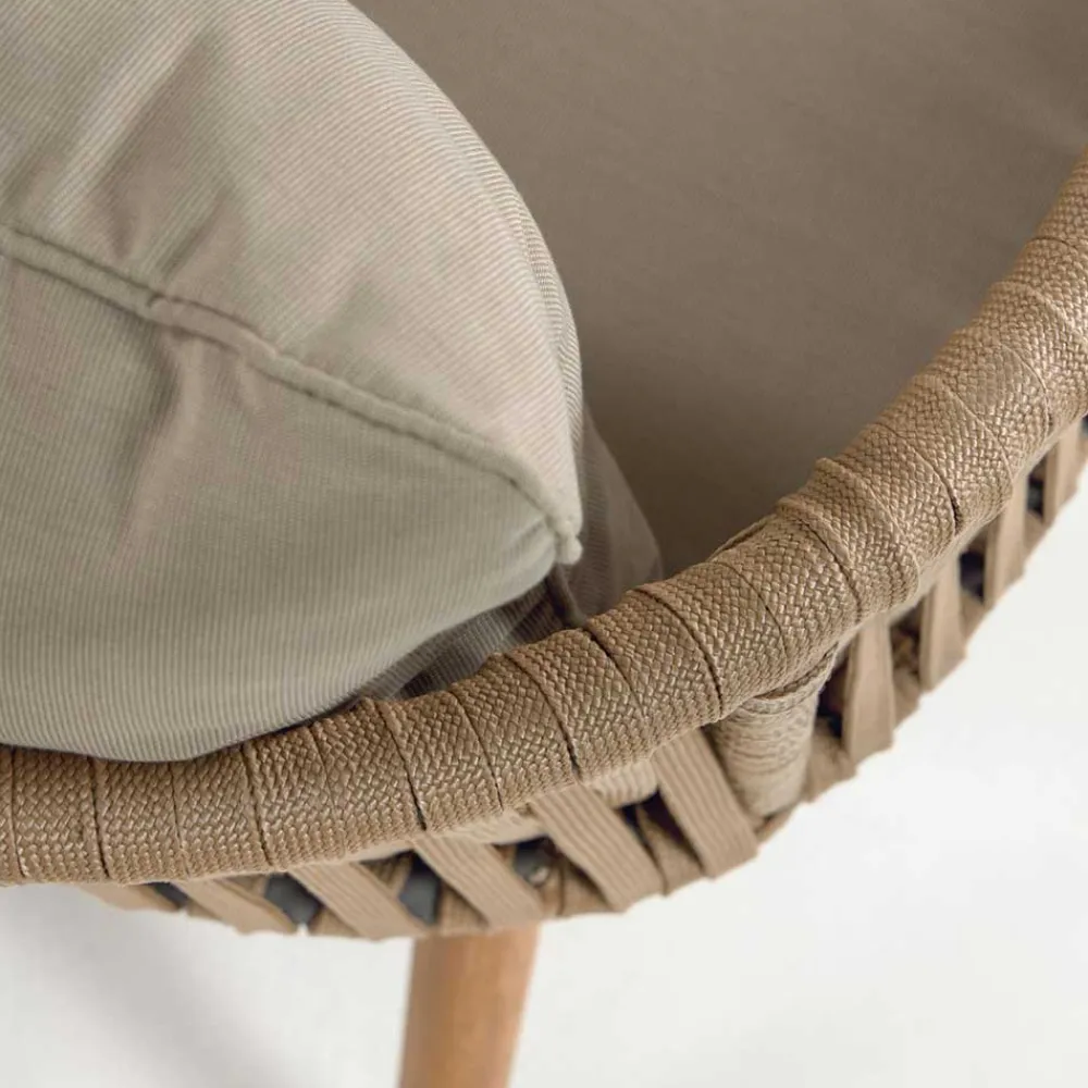 Wohnen Rattanmöbel|Korbmöbel*Stühle aus Kordelgeflecht & Holz - Movement (2er Set)