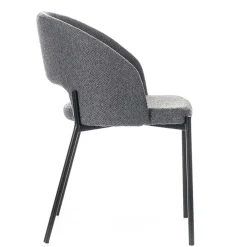 Wohnen Stühle aus Strukturstoff Grau - Makimona (2er Set)