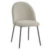 Wohnen Stühle in Beigegrau mit Schwarz - Facanella (2er Set)