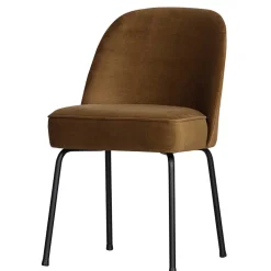 Wohnen Retro Möbel*Stühle in Honig Gelb Samtstoff - Lagaska (2er Set)