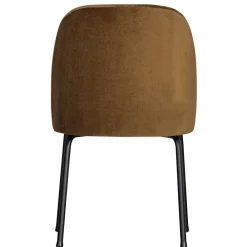 Wohnen Retro Möbel*Stühle in Honig Gelb Samtstoff - Lagaska (2er Set)