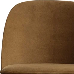 Wohnen Retro Möbel*Stühle in Honig Gelb Samtstoff - Lagaska (2er Set)