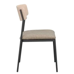 Wohnen Stühle mit Polstersitz in Beige - Gora (2er Set)