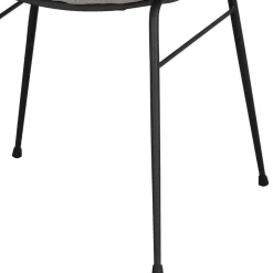 Wohnen Schwarze Möbel|Küchenstühle*Stoff Armlehnenstuhl in Hellgrau - Jackon (2er Set)