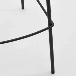 Wohnen Schwarze Möbel|Skandinavische Möbel*Stoff Barstuhl Set mit 75 cm Sitzhöhe - Garcia (2er Set)