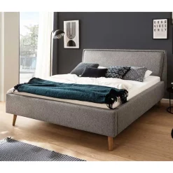 Wohnen Stoffbett im Skandinavischen Stil in Grau - Cepter